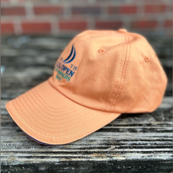 US Open 2015 Chambers Bay Orange Golf Hat Cap USGA Member Adjustable Strap - Picture 4 of 8